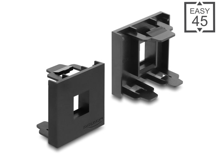 Delock 81669 Easy 45 Module Keystone Holder 45 X 45 Mm Black