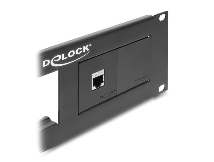 Delock 81669 Easy 45 Module Keystone Holder 45 X 45 Mm Black