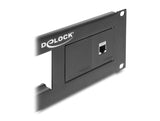 Delock 81670 Easy 45 Module Cover Plate 45 X 45 Mm Black