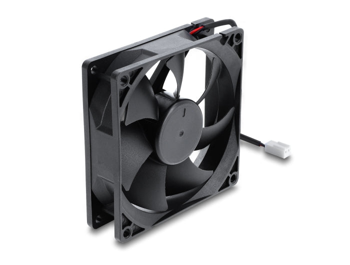 Delock 67447 Axial Fan 48 V Dc, 92 X 92 X 25 Mm With 2 Pin Fan Connector Female