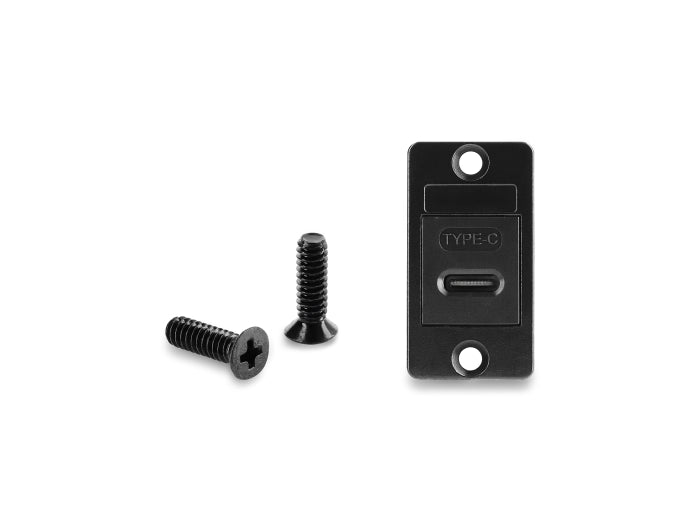 Delock 91926 Panel Mount Usb 2.0 Type-C� Female To Female Black
