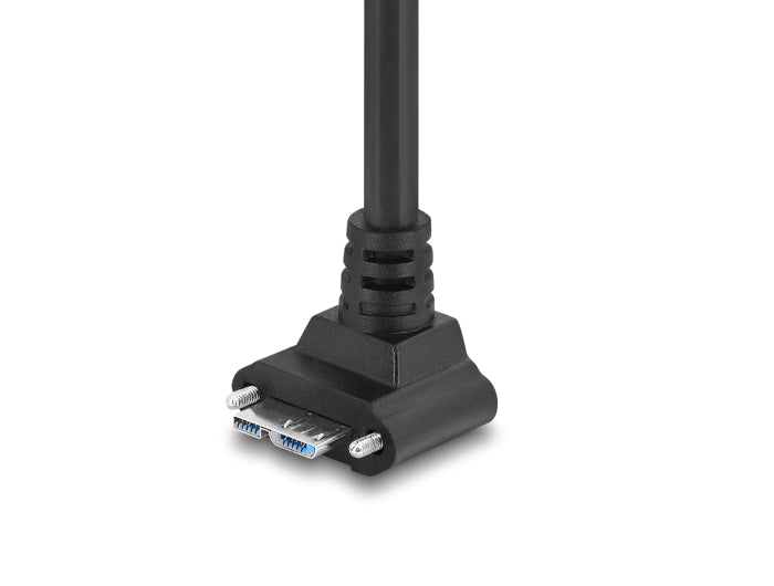 Delock 80660 Usb 5 Gbps Cable Usb Type-C Male To Usb Micro-B Male, 0.3M