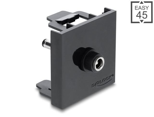 Delock 64394 Easy 45 Module Dc 5.5 X 2.5 Mm Female To Dc 5.5 X 2.1 Mm Male