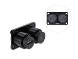 Delock 91173 Dual Socket Usb 10 Gbps Usb Type-C Female Pd 100 W Female