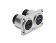 Delock 91168 Dual Socket Usb 5 Gbps Type-A Female + Hdmi 4K Female Silver