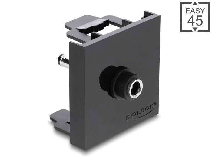 Delock 64393 Easy 45 Module Dc 5.5 X 2.1 Mm Female To Dc 5.5 X 2.5 Mm Male