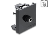 Delock 64393 Easy 45 Module Dc 5.5 X 2.1 Mm Female To Dc 5.5 X 2.5 Mm Male