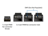 Delock 91341 Pwm Fan Splitter 4-Pin Female To 2X 4-Pin Male 30Cm