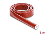 Delock 19093 Fire-Proof Sleeving Silicone-Coated 1 M X 10 Mm Red