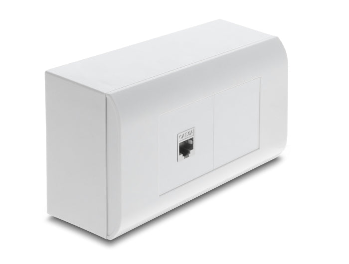 Delock 81675 Easy 45 Module Keystone Holder 45 X 45 Mm White