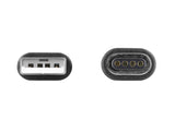 Delock 90992 Magnetic Coiled Cable Usb 2.0 Type-A Male To Pogo 4 Pin Male