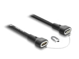 Delock 90992 Magnetic Coiled Cable Usb 2.0 Type-A Male To Pogo 4 Pin Male