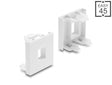 Delock 81675 Easy 45 Module Keystone Holder 45 X 45 Mm White