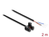 Delock 91868 Forked Light Barrier 5 Mm Type F Npn L/D Switchable 2 M