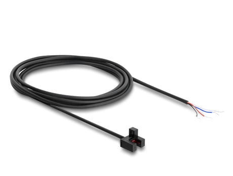 Delock 91869 Forked Light Barrier 5 Mm Type F Pnp L/D Switchable 2 M