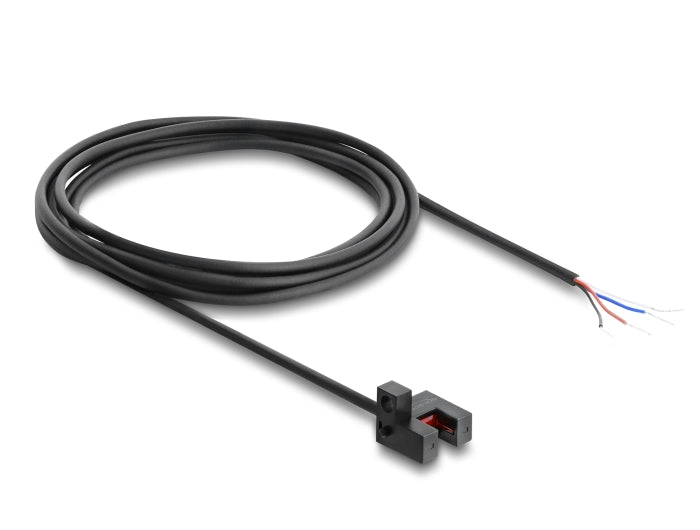 Delock 91870 Forked Light Barrier 5 Mm Type R Npn L/D Switchable 2 M