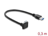 Delock 80661 Usb 5 Gbps Cable Usb Type-A Male To Usb Micro-B Male, 0.3 M Black