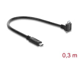 Delock 80660 Usb 5 Gbps Cable Usb Type-C Male To Usb Micro-B Male, 0.3M