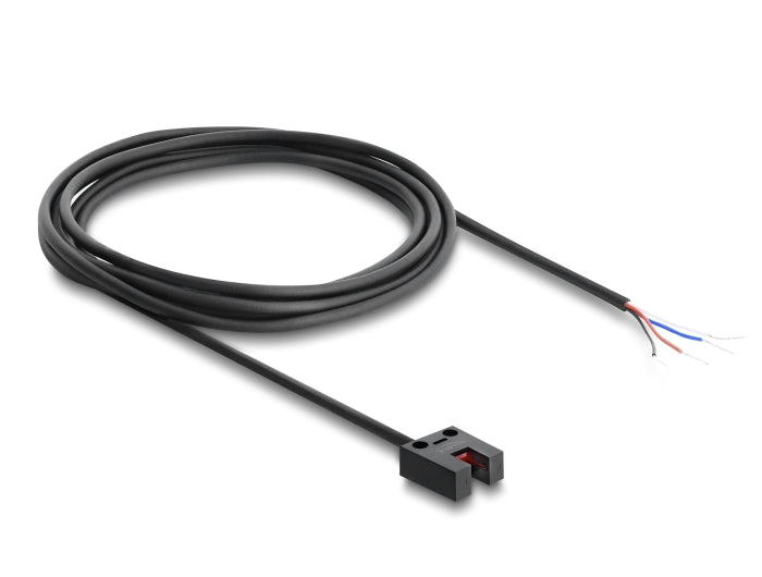 Delock 91873 Forked Light Barrier 5 Mm Type U Pnp L/D Switchable 2 M