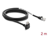 Delock 80963 Gige Camera Cable Rj45 90° 28 Mm Cat.6, 2 M