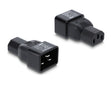 Delock 80657 Power Adapter Iec 60320 - C20 To C13, Male / Female, 10A, Straight
