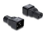 Delock 80657 Power Adapter Iec 60320 - C20 To C13, Male / Female, 10A, Straight