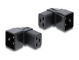 Delock 80658 Power Adapter Iec 60320, C20 To C19, Male / Female, 16A, 90°