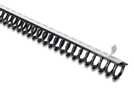 Delock 22075 Cable Duct Flexible Self-Adhesive Screwable 25 X 26 Mm, 50 Cm Long