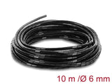 Delock 22081 Spiral Hose 6 Mm Diameter 10 M Black
