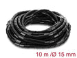 Delock 22085 Spiral Hose 15 Mm Diameter 10 M Black