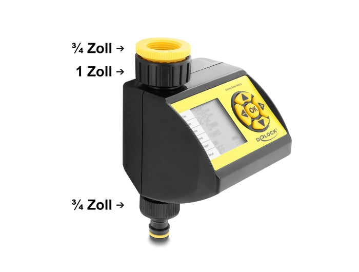 Delock 22002 Irrigation Timer – 1-Zone Timer For Automatic Garden Watering