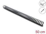 Delock 22076 Cable Duct Flexible Self-Adhesive Screwable 34 X 35 Mm, 50 Cm Long