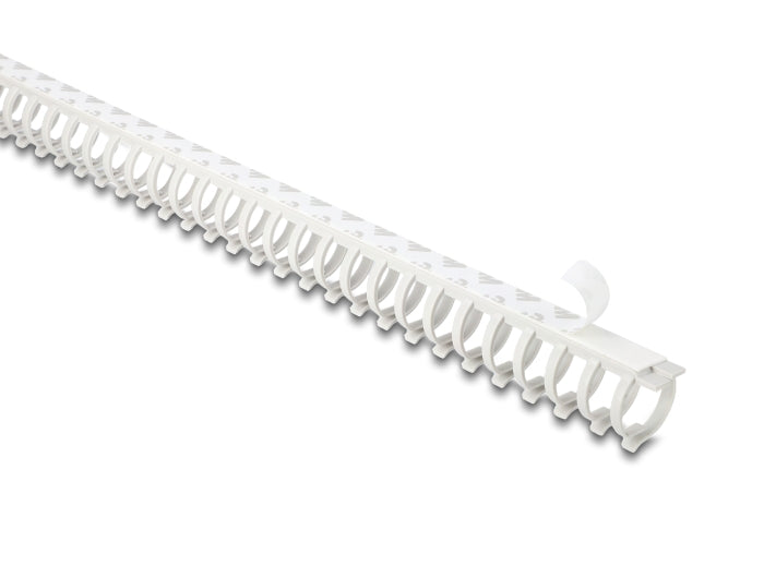 Delock 22072 Cable Duct Flexible Self-Adhesive Screwable 25 X 26 Mm, 50 Cm Long