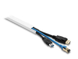 Delock 22067 Cable Duct Self-Adhesive With Sliding Cover 20 X 10 Mm, Length 1 M