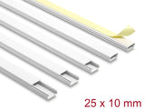 Delock 22068 Cable Duct Self-Adhesive With Sliding Cover 25 X 10 Mm, Length 1 M