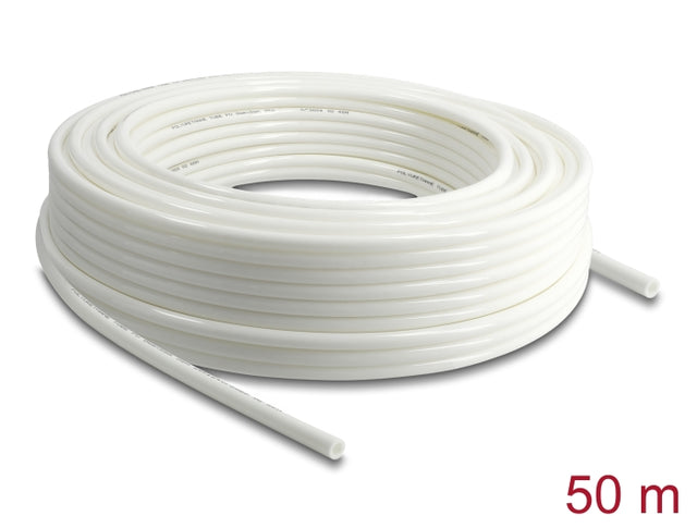 Delock 60866 Pneumatic Hose 8 X 5 Mm 50 M Roll White