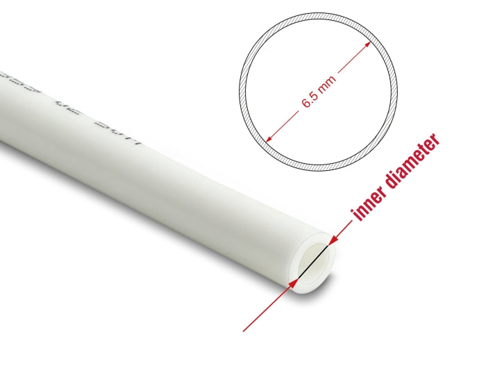 Delock 60867 Pneumatic Hose 10 X 6.5 Mm 50 M Roll White