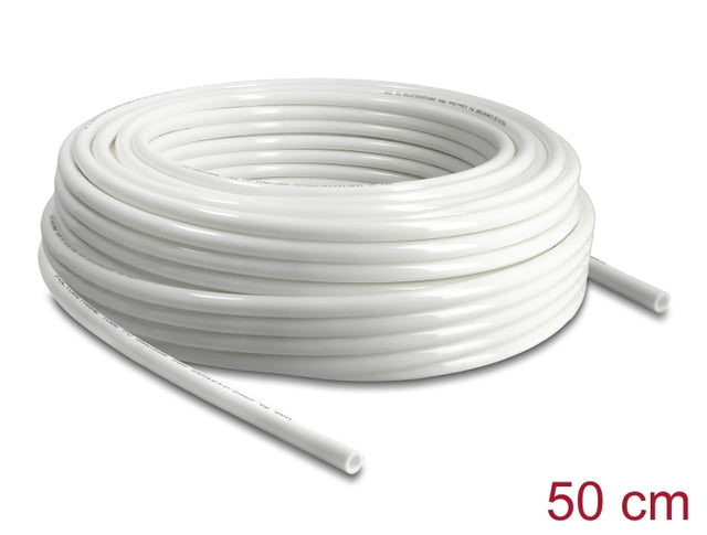 Delock 60868 Pneumatic Hose 12 X 8 Mm 50 M Roll White