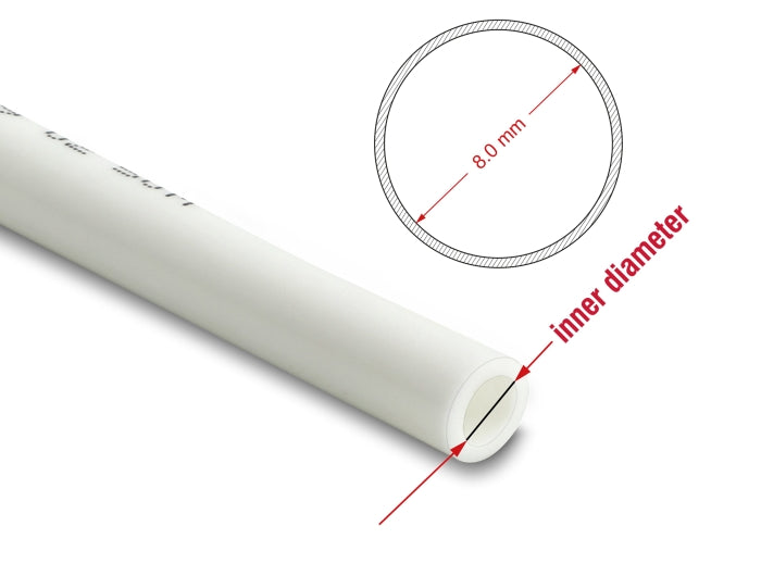 Delock 60868 Pneumatic Hose 12 X 8 Mm 50 M Roll White