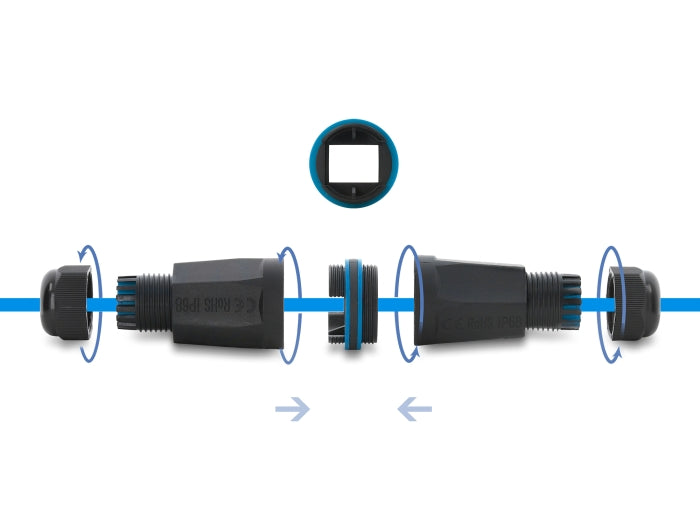 Delock 90970 Cable Connector For Keystone Modules And Couplers