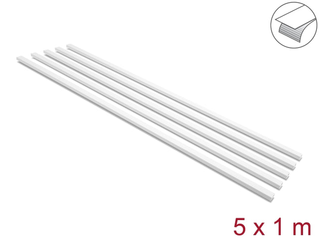 Delock 22067 Cable Duct Self-Adhesive With Sliding Cover 20 X 10 Mm, Length 1 M