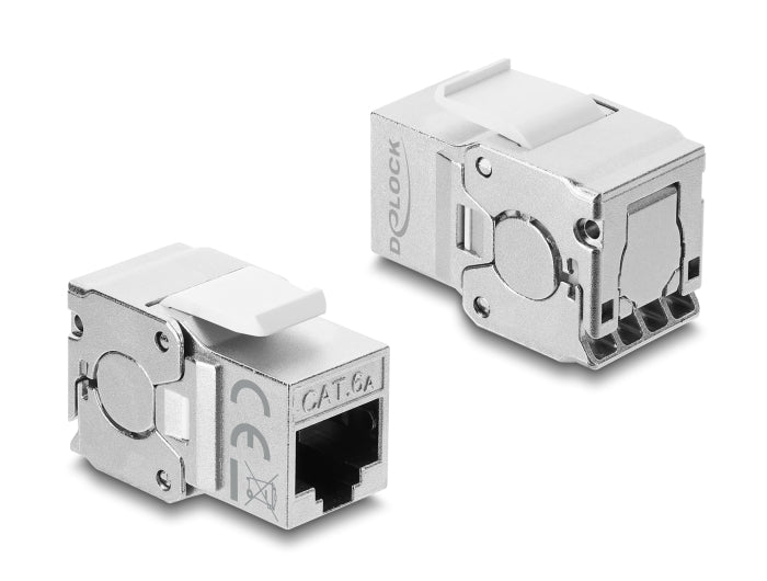 Delock 86057 Keystone Module Rj45 Jack To Lsa Cat.6A Shielded Tool-Free
