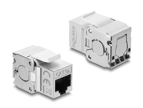 Delock 86057 Keystone Module Rj45 Jack To Lsa Cat.6A Shielded Tool-Free