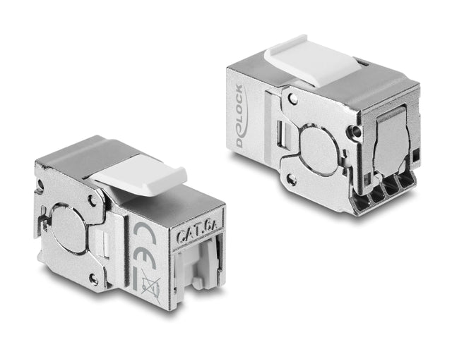 Delock 86158 Keystone Module Rj45 Jack To Lsa Cat.6A Shielded Tool-Free