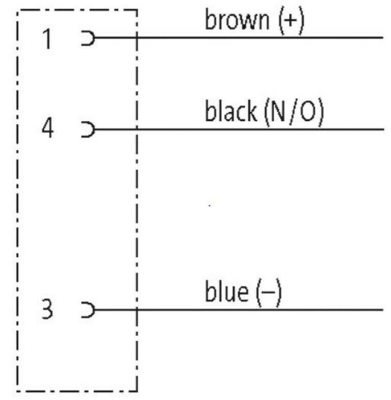 MurrElektronik 7000-08081-6330500 M8 Female Connector 90° Cable 22AWG