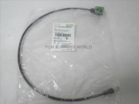 MurrElektronik 7000-40961-6360060 M12 Male 0° Msud Valve Plug Form BI 11mm Black