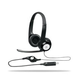 Logitech Headphone ClearChat Comfort USB 8ft Cable Noise Cancelling Microphone