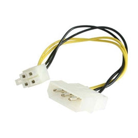 StarTech Cable LP4P4ADAP 6in LP4 to P4 Auxiliary Power Cable Adapter Retail