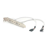 StarTech Accessory USBPLATE 2 Port USB A Female Slot Plate Adapter Retail