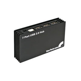 StarTech Accessory ST7202USB 7 Port Compact Black USB 2.0 Hub Retail